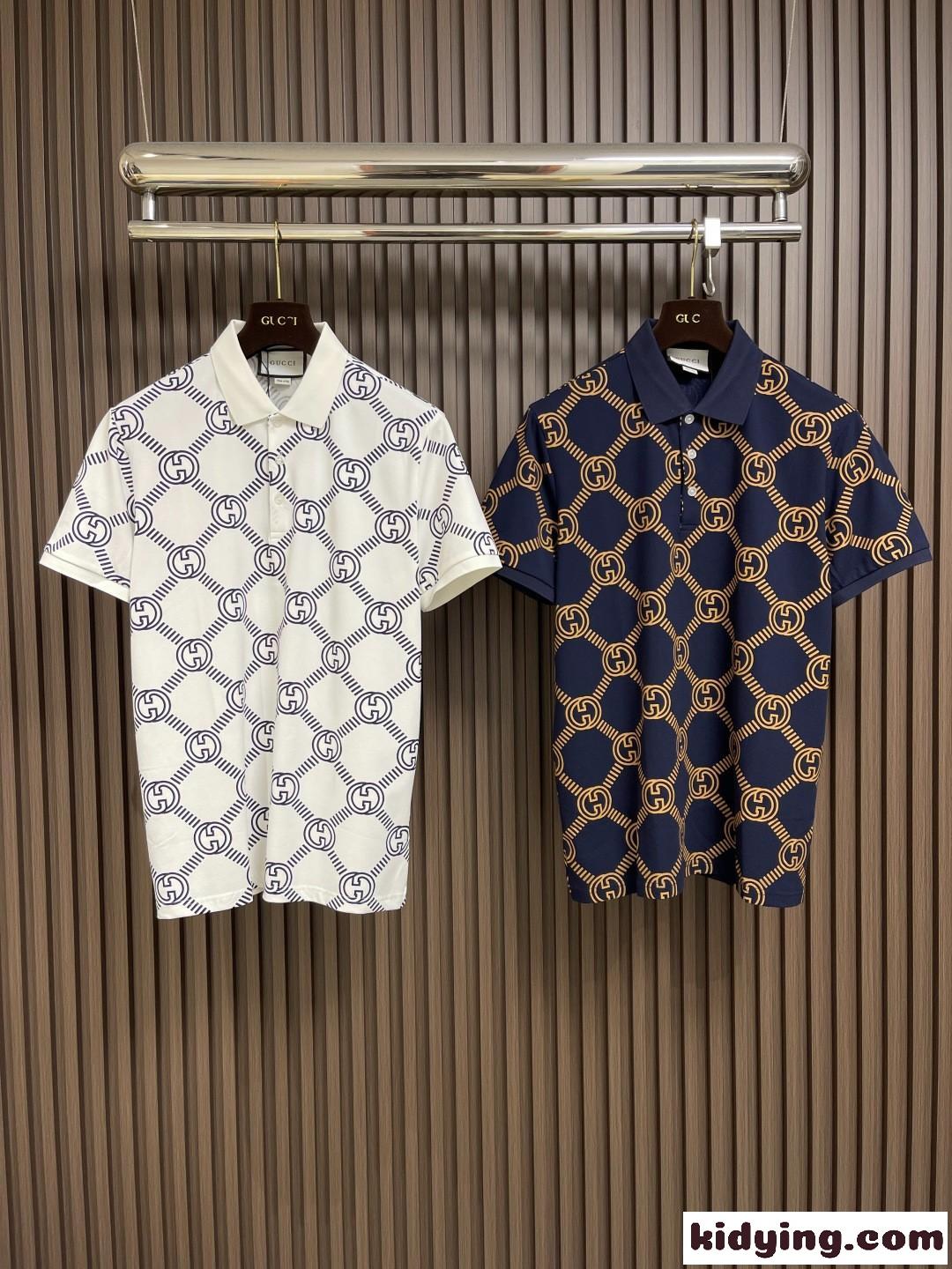 カジュアル GG ポロシャツ グッチ Tシャツ 偽物 メンズ 半袖トップス-0