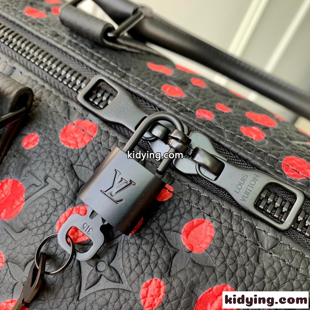 M21674 LV × YK キーポル・バンドリエール 50 ルイ・ヴィトン バッグ コピー 大容量 ボストンバッグ-2