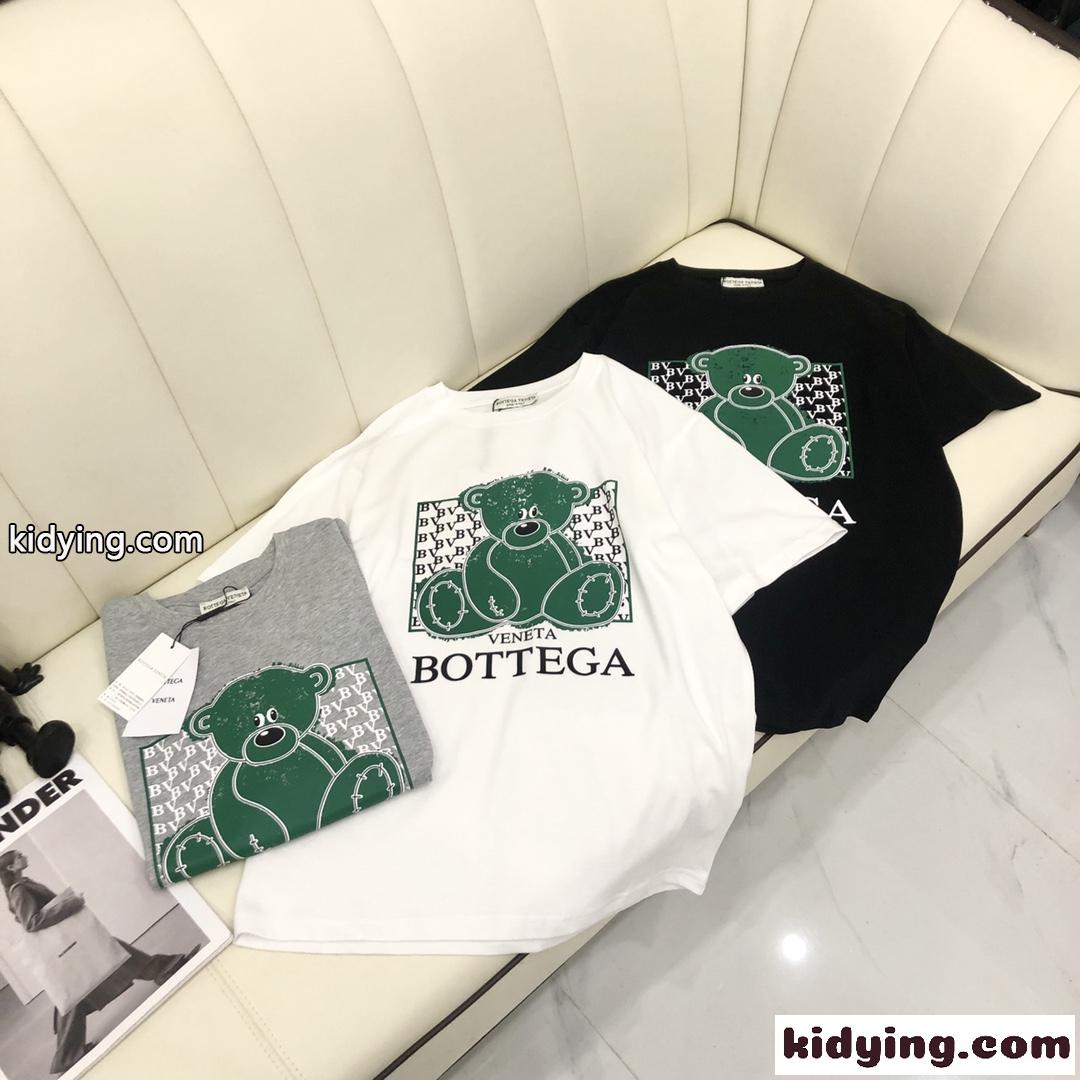 おしゃれ カジュアル ベーシック 3色あり クールネック ボッテガヴェネタ tシャツ コピー 半袖 トップス-4