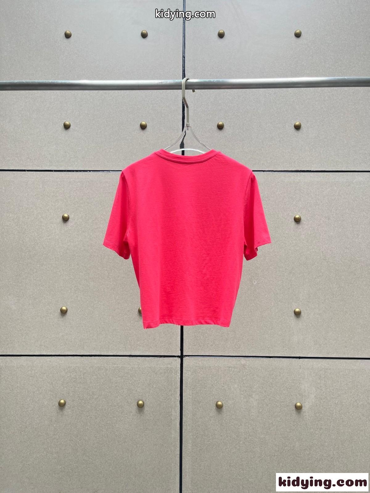セーフティー ピン ロゴ ヴェルサーチェ Tシャツ コピー レディース 半袖 トップス ピンク-0