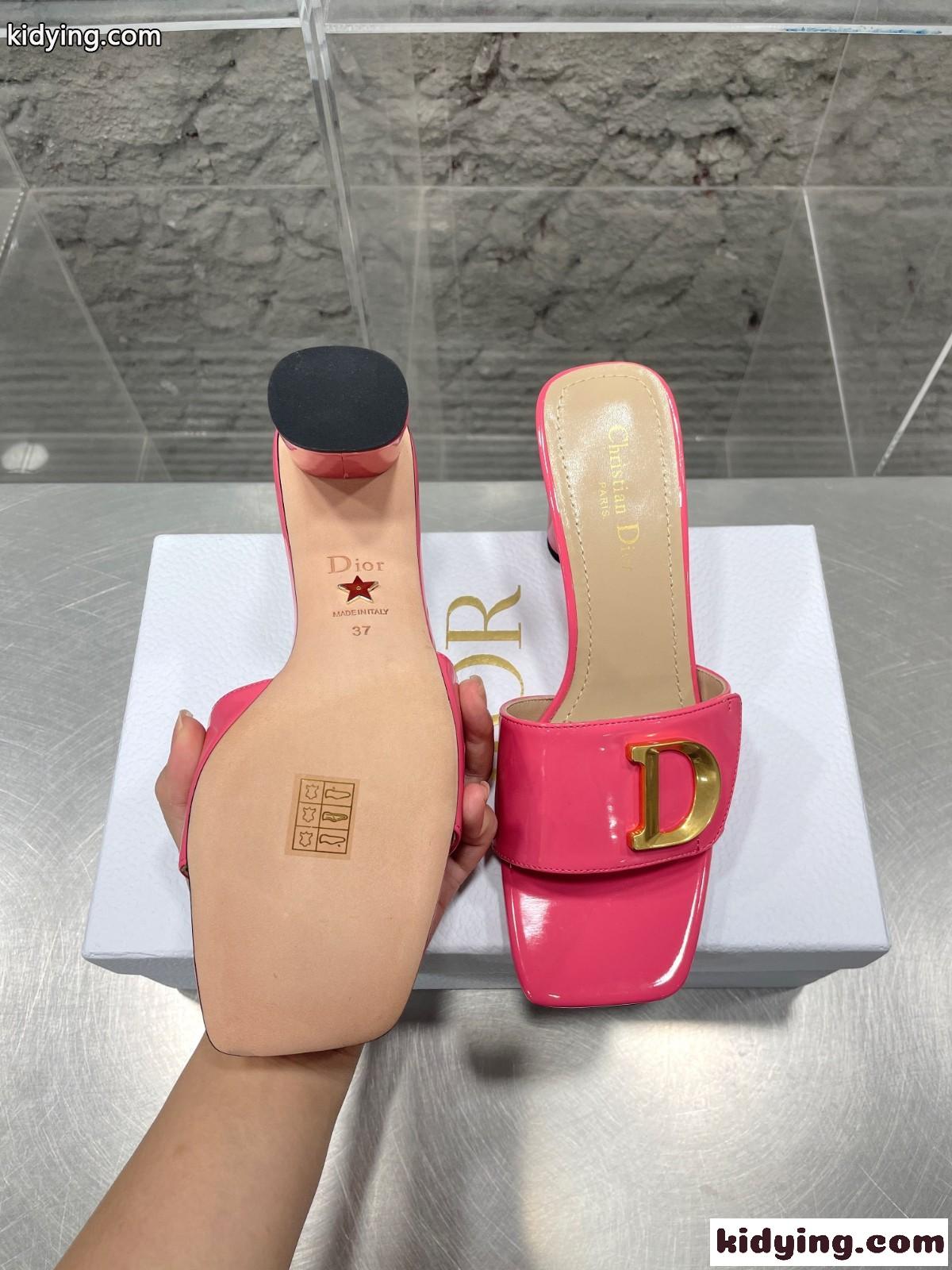 CEST DIOR ヒールスライド クリスチャン・ディオール サンダル コピー ピンク-4