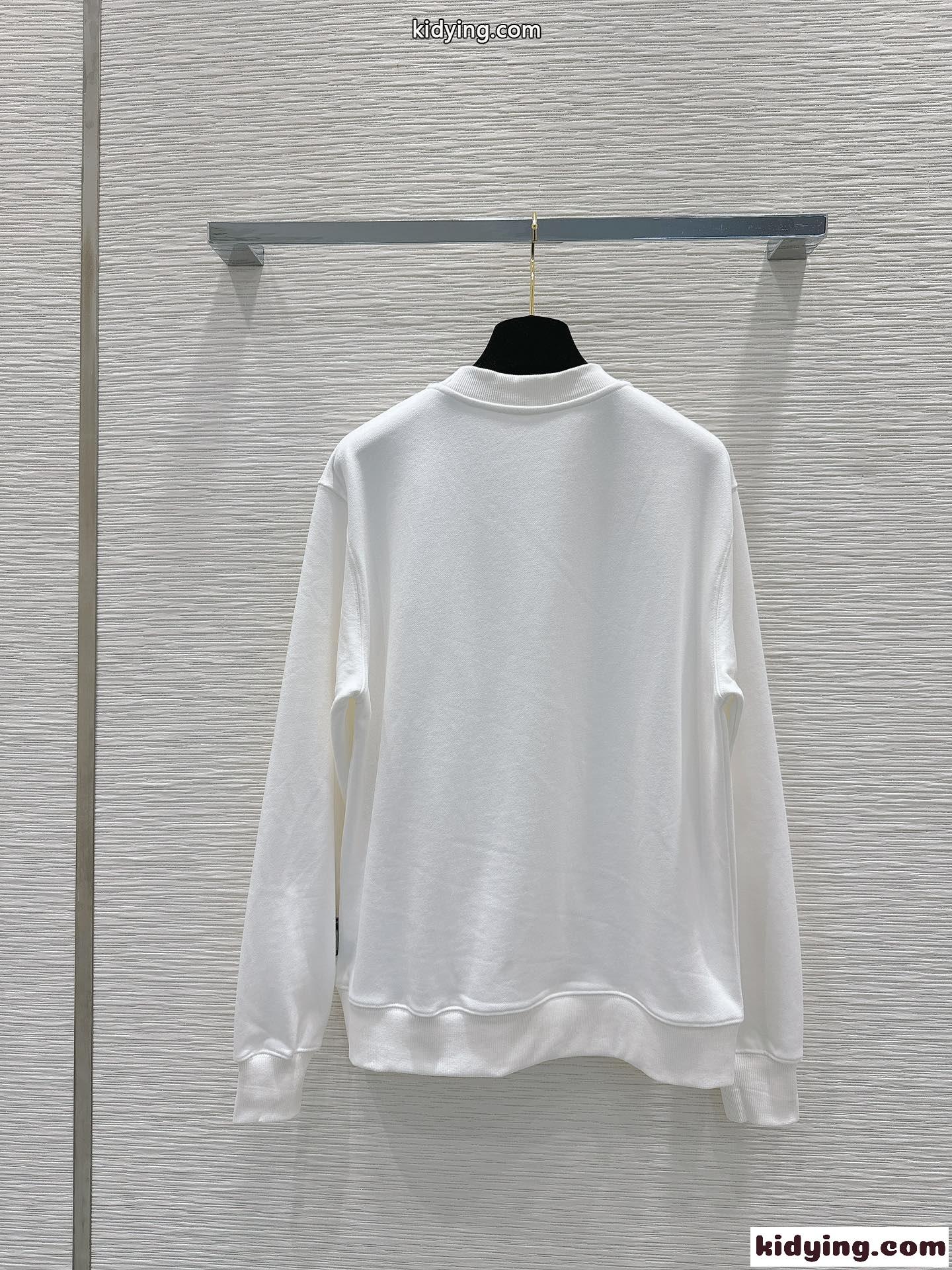 LV x AC長袖Tシャツ ルイヴィトン Tシャツ コピー クルーネック プルオーバー-3