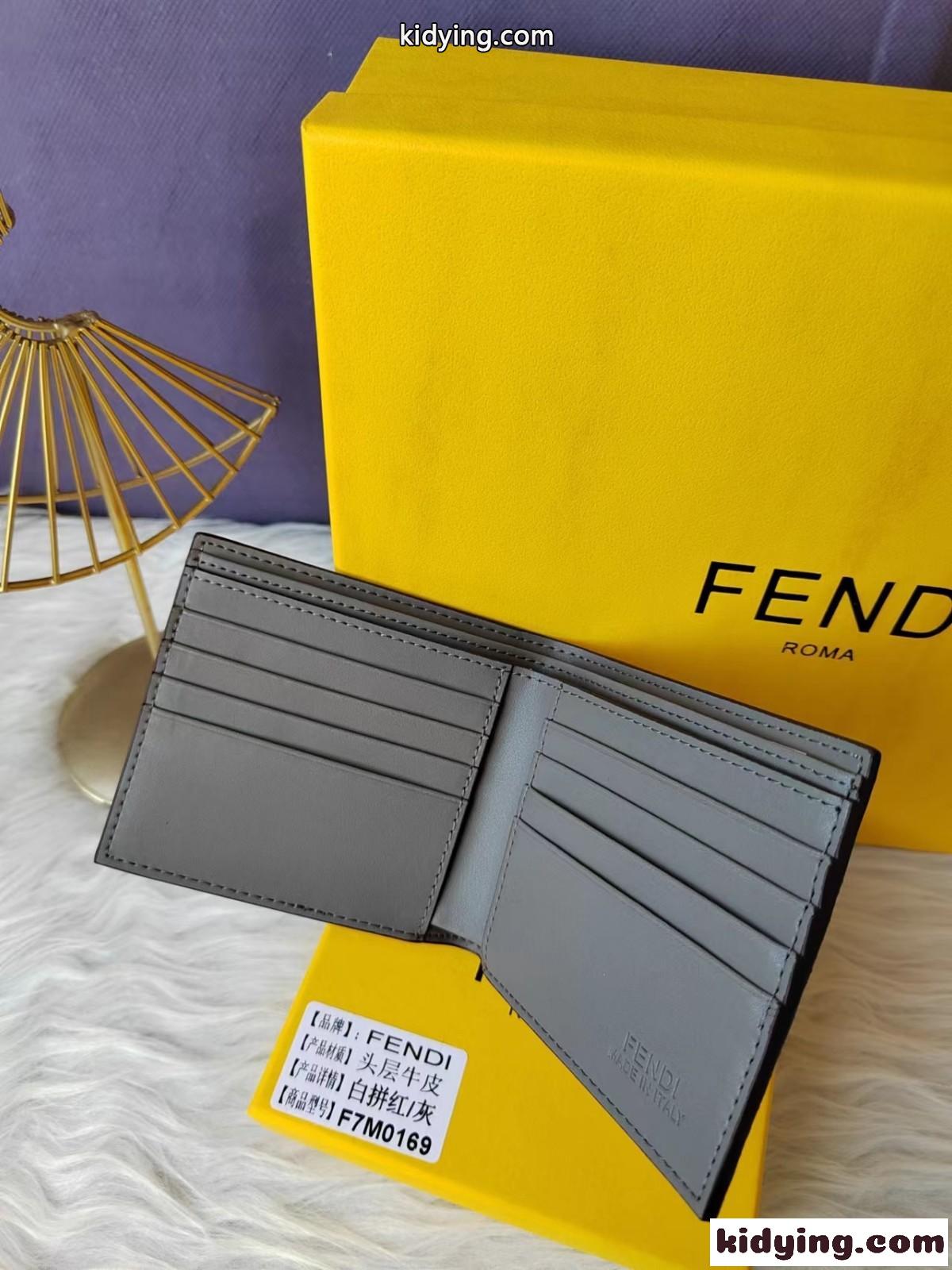 定番 二つ折り財布 フェンディ ダイアゴナル 財布 スーパーコピー ウォレット-4