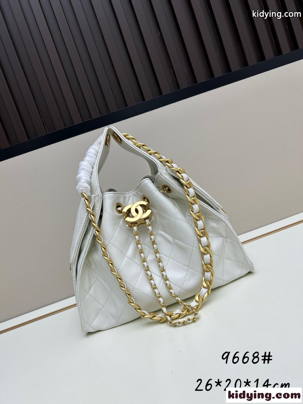 CHANEL25 ホーボーバッグ スモール シャネル バッグ コピー ホワイト-1