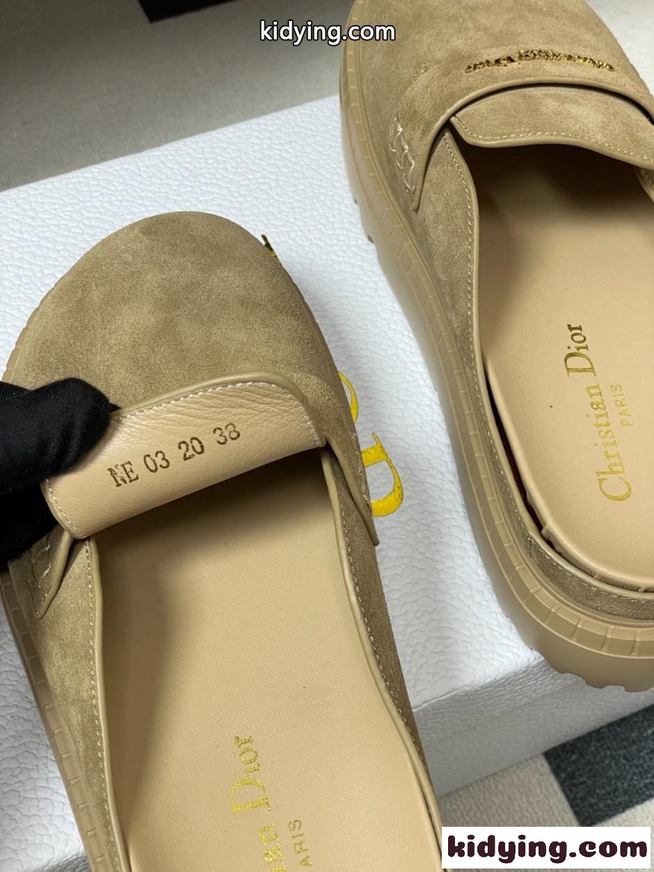 カジュアル Dior Boy ミュール クリスチャン・ディオール スーパーコピー ベージュ-3
