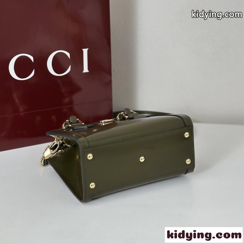 GUCCI ダイアナ スモール トートバッグ グッチ スーパーコピー 832936 グリーン-2