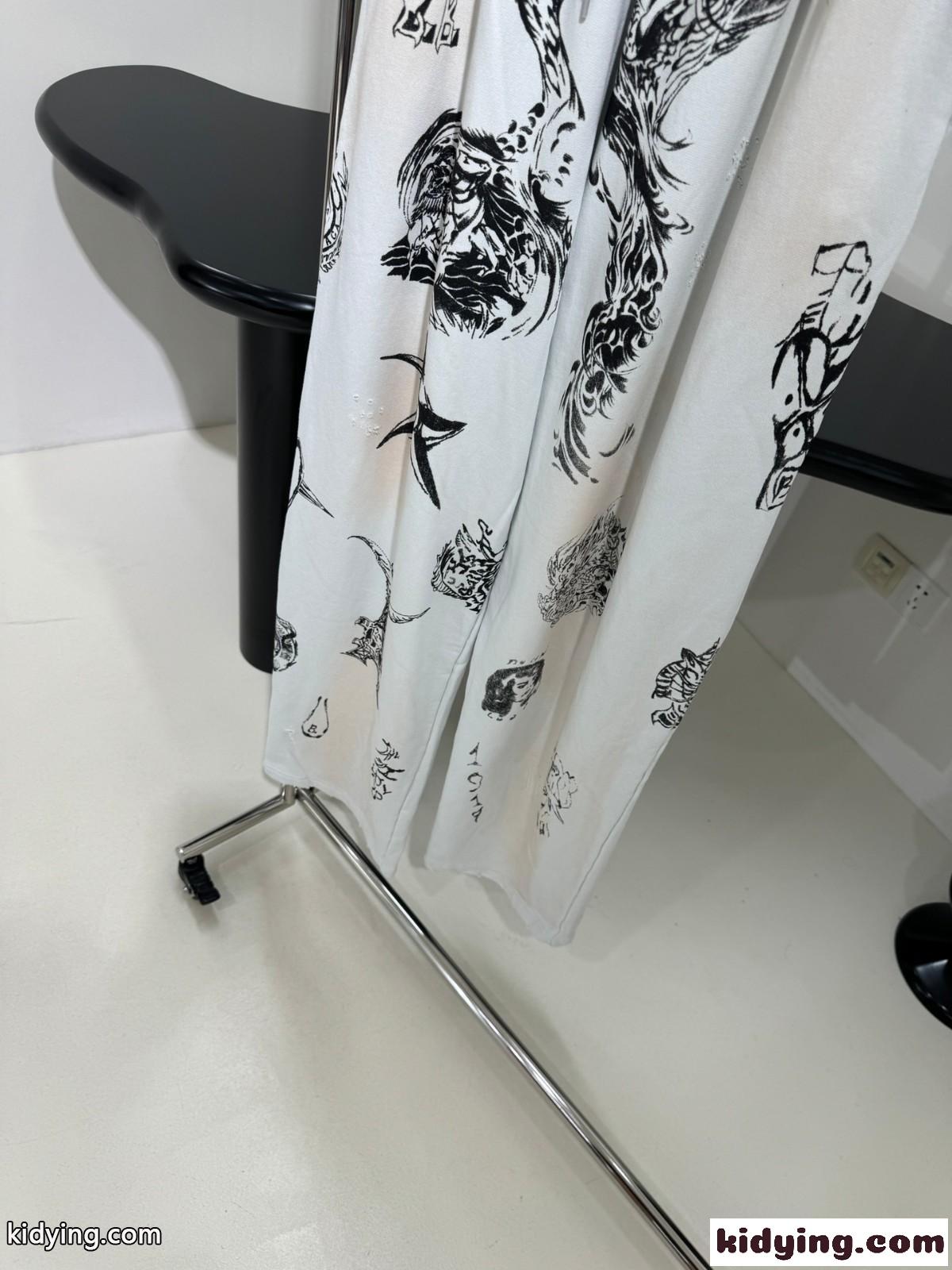オーバーサイズ スウェットパンツ バレンシアガ パンツ コピー ユニセックス-2