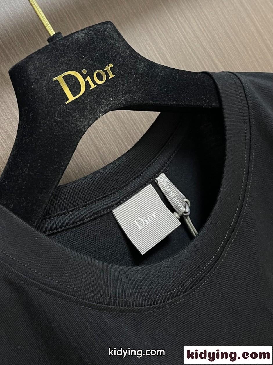 Dior Secret Garden Tシャツ クリスチャン・ディオール スーパーコピー ブラック-3