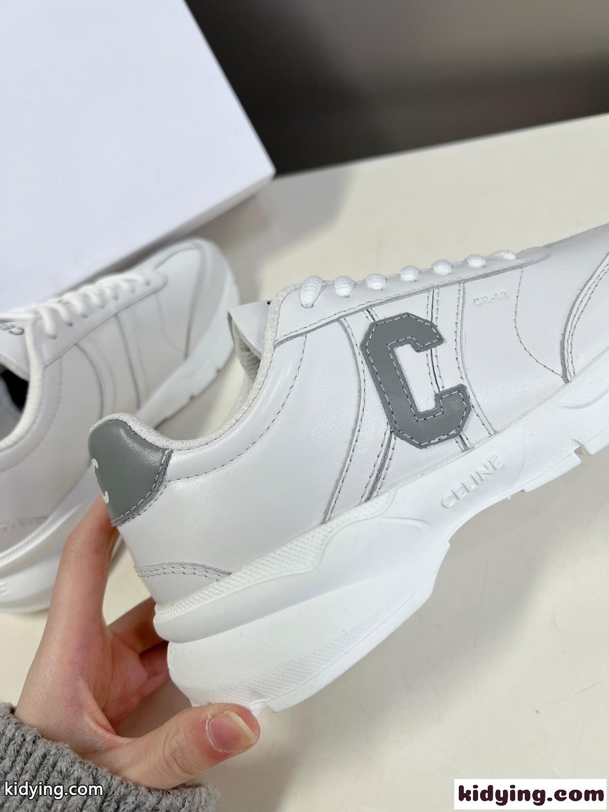 CELINE ランナー CR-02 レースアップ ロースニーカー セリーヌ スニーカー 偽物-1