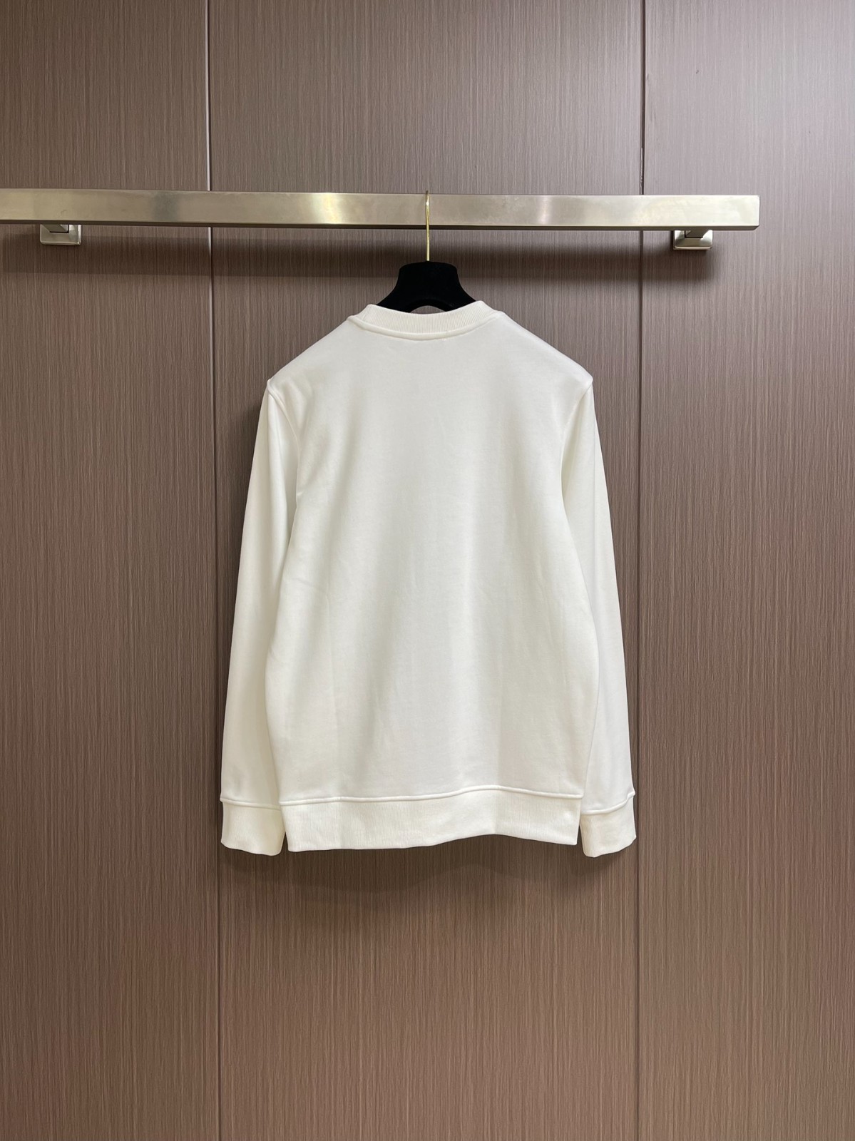 カジュアル ロゴ入り コットン スウェットシャツ モンクレール Tシャツ コピー ホワイト-1