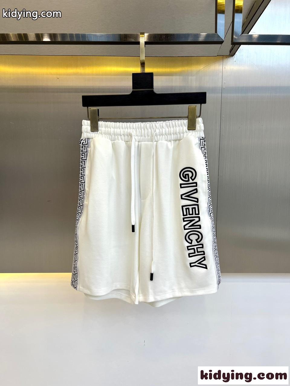 カジュアル ロゴ ショートパンツ ジバンシィ パンツ 偽物 ホワイト-2