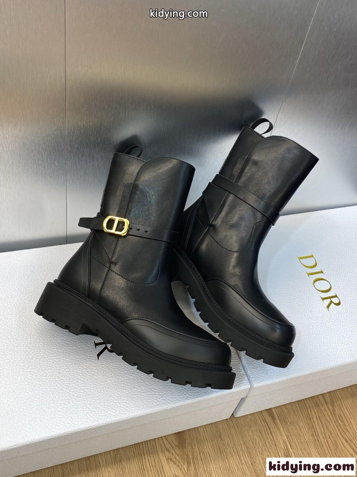 DIOR EMPREINTE ショートブーツ クリスチャン・ディオール ブーツ コピー-2