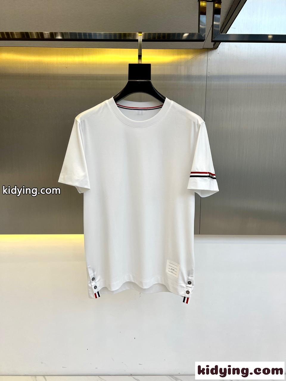 人気 シンプル ピマコットン トムブラウン Tシャツ スーパーコピー ホワイト-0