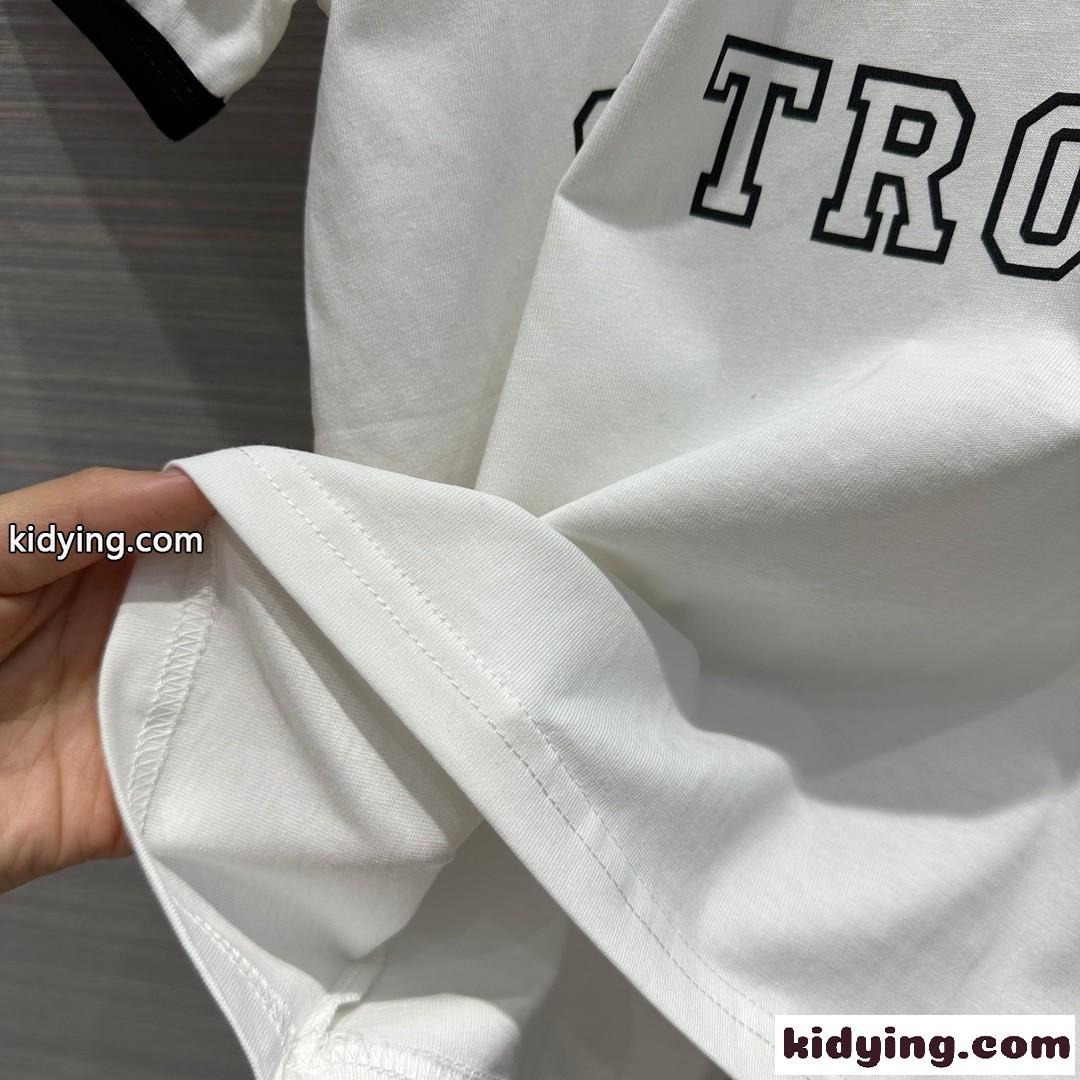定番 クルーネック 半袖 セリーヌ CELINE ST TROPEZ コットン Tシャツ スーパーコピー-3