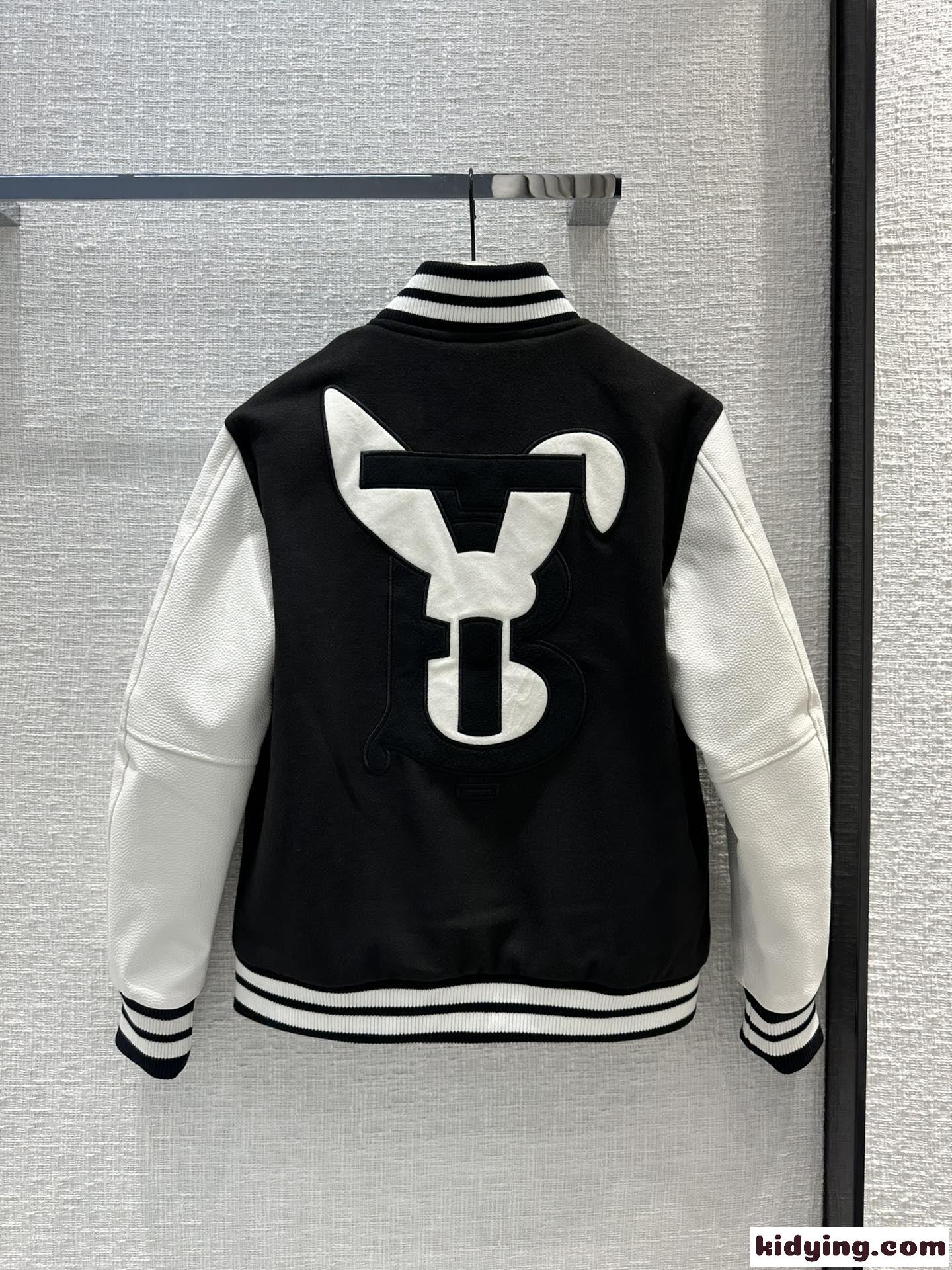 ラビットアップリケ ボマージャケット バーバリー ジャケット コピー レザースリーブ-4