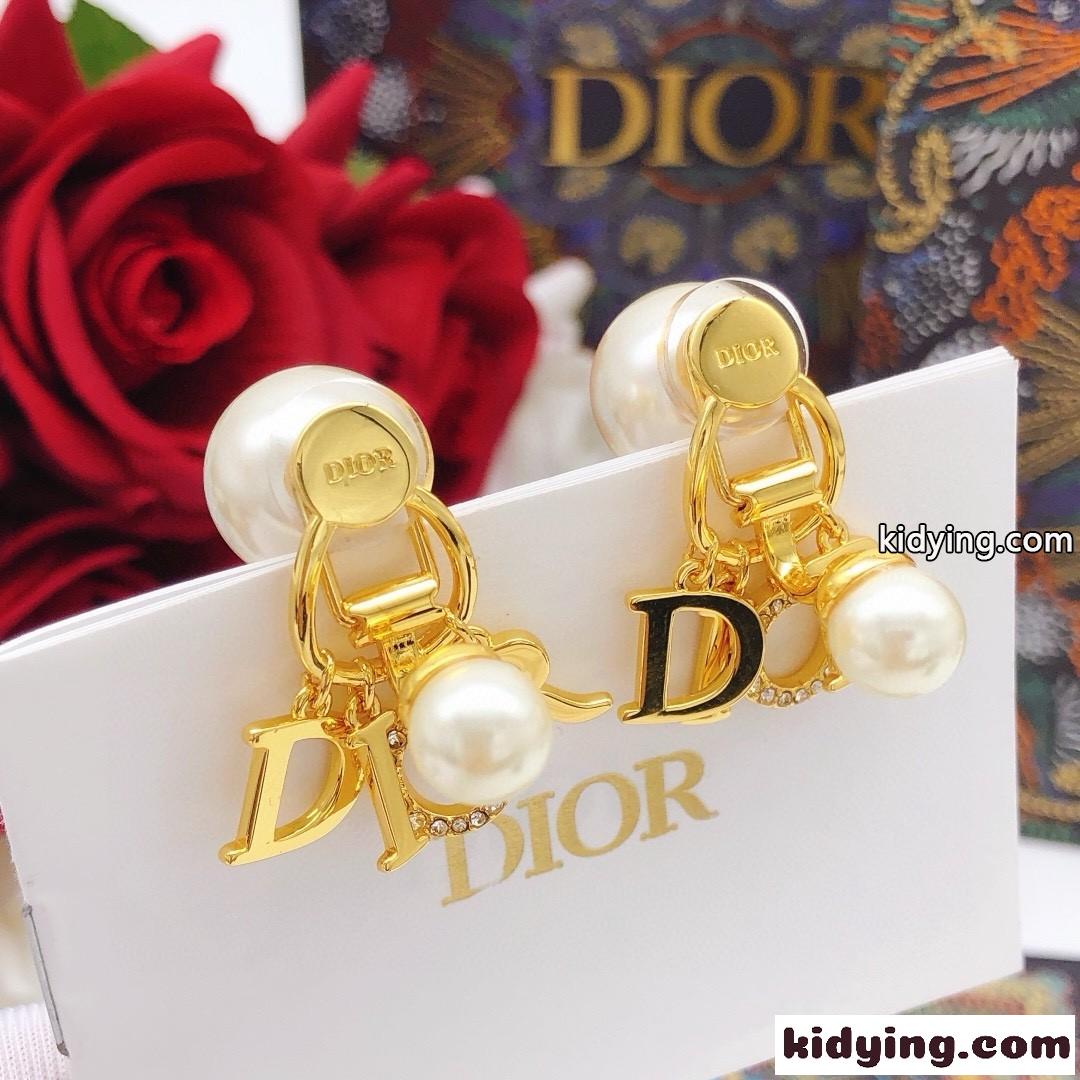 Dior Tribales クリップイヤリング クリスチャン・ディオール ピアス 偽物 ゴールド-0