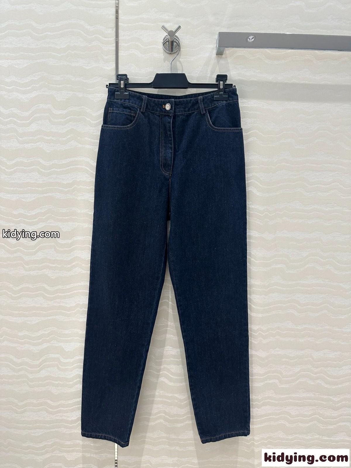 シンプル 合わせやすい シャネル ジーンズ コピー レディース デニムパンツ-0