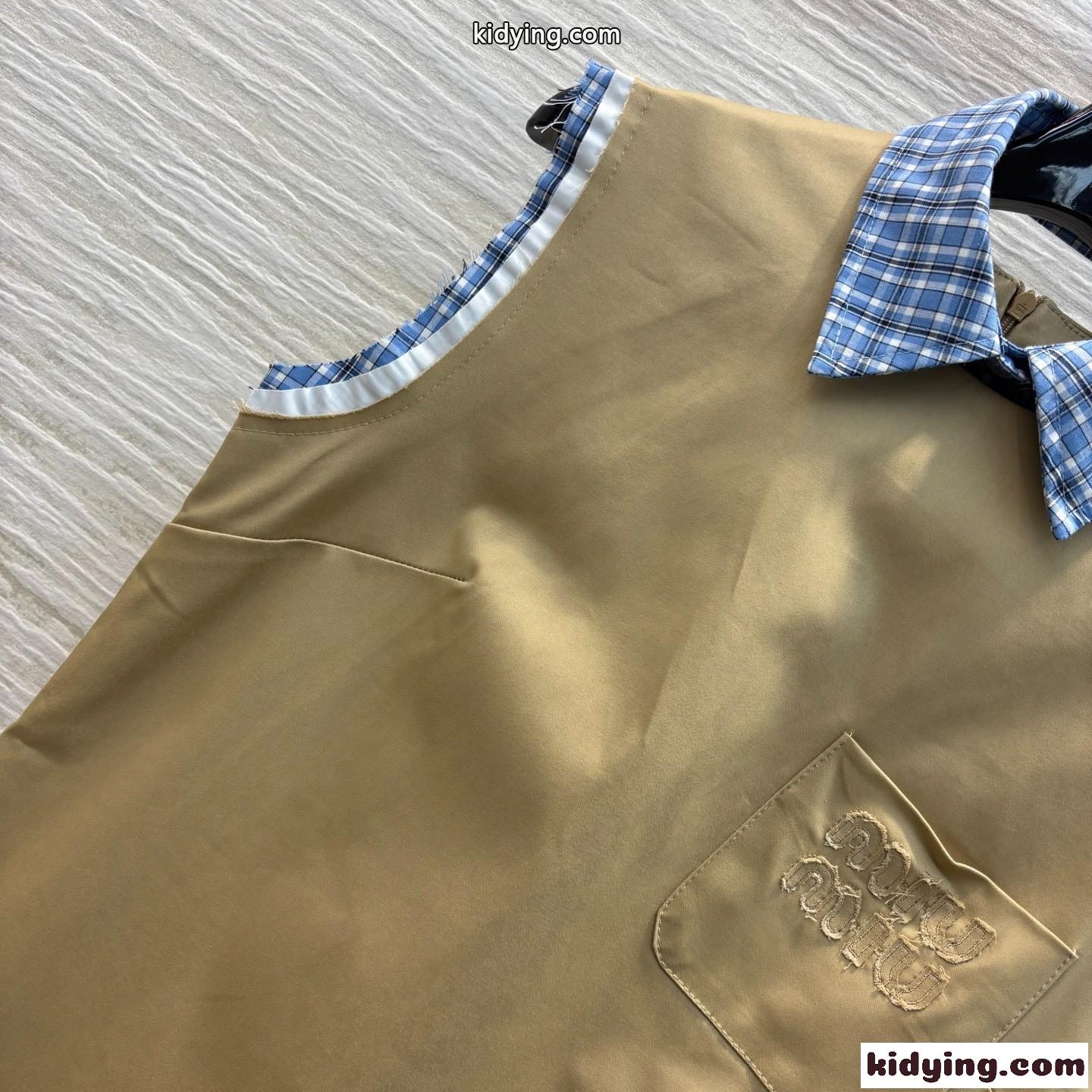 チノ ミニドレス ミュウミュウ ワンピース コピー レディース カジュアル-1