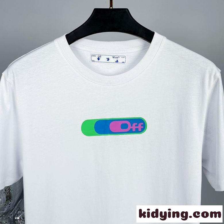 合わせやすい 半袖 春夏 トップス ロゴ クルーネック シンプル プリント オフホワイト tシャツ コピー おしゃれ-2