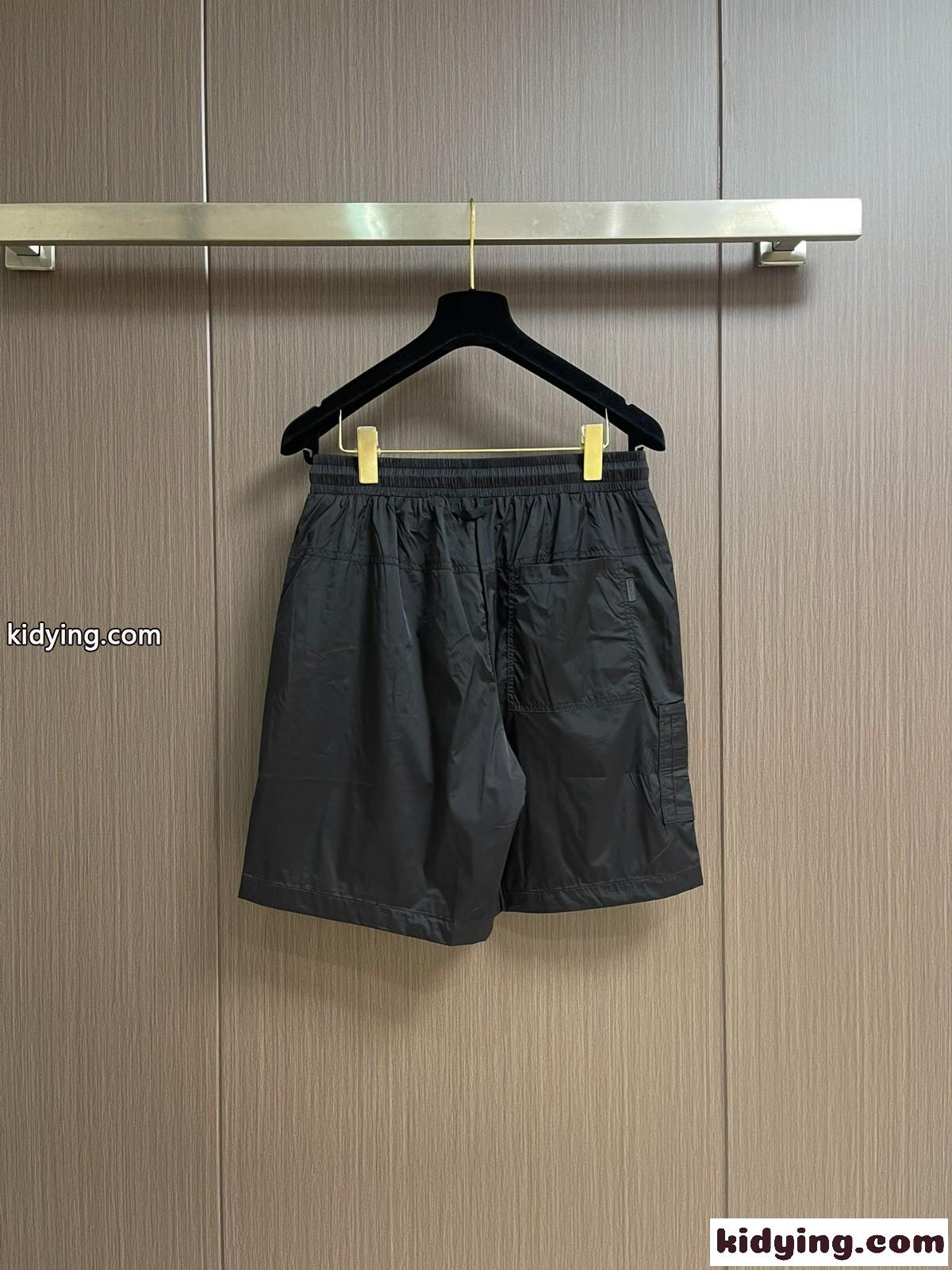 シンプル カジュアル ショートパンツ プラダ パンツ コピー ブラック-2