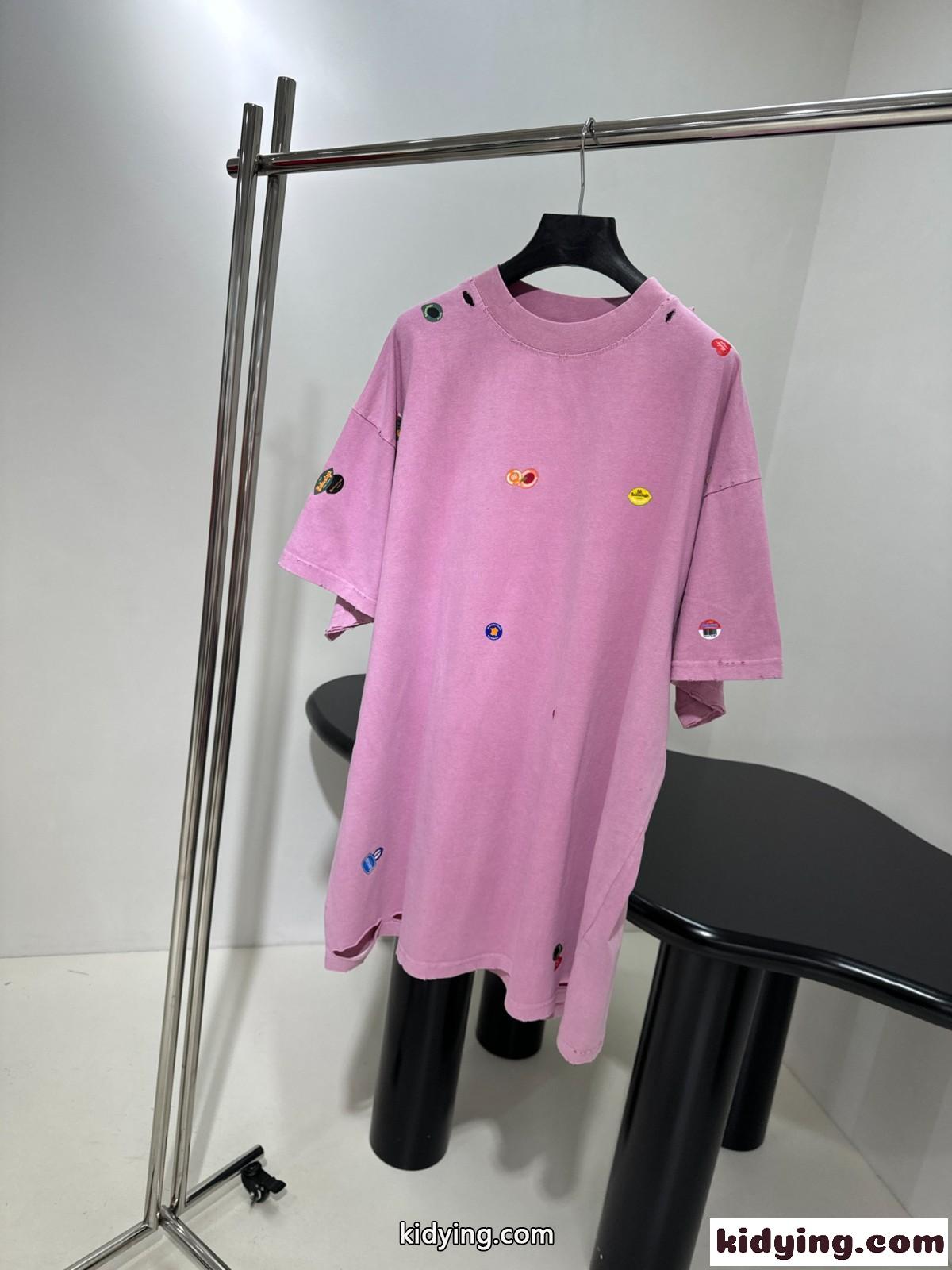 カジュアル お洒落 合わせやすい バレンシアガ Tシャツ 偽物 半袖Tシャツ-0