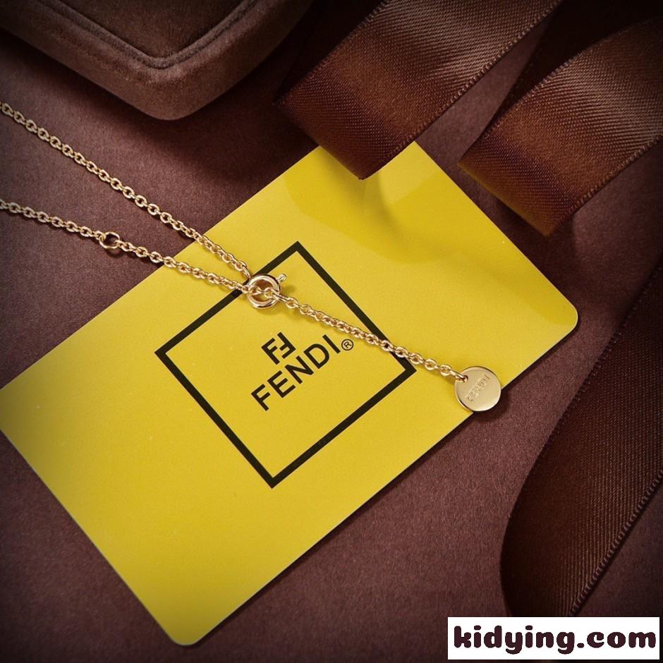 洗練された エレガント フェンディ ピーカブー ミニチュアバッグ ネックレス 偽物-4