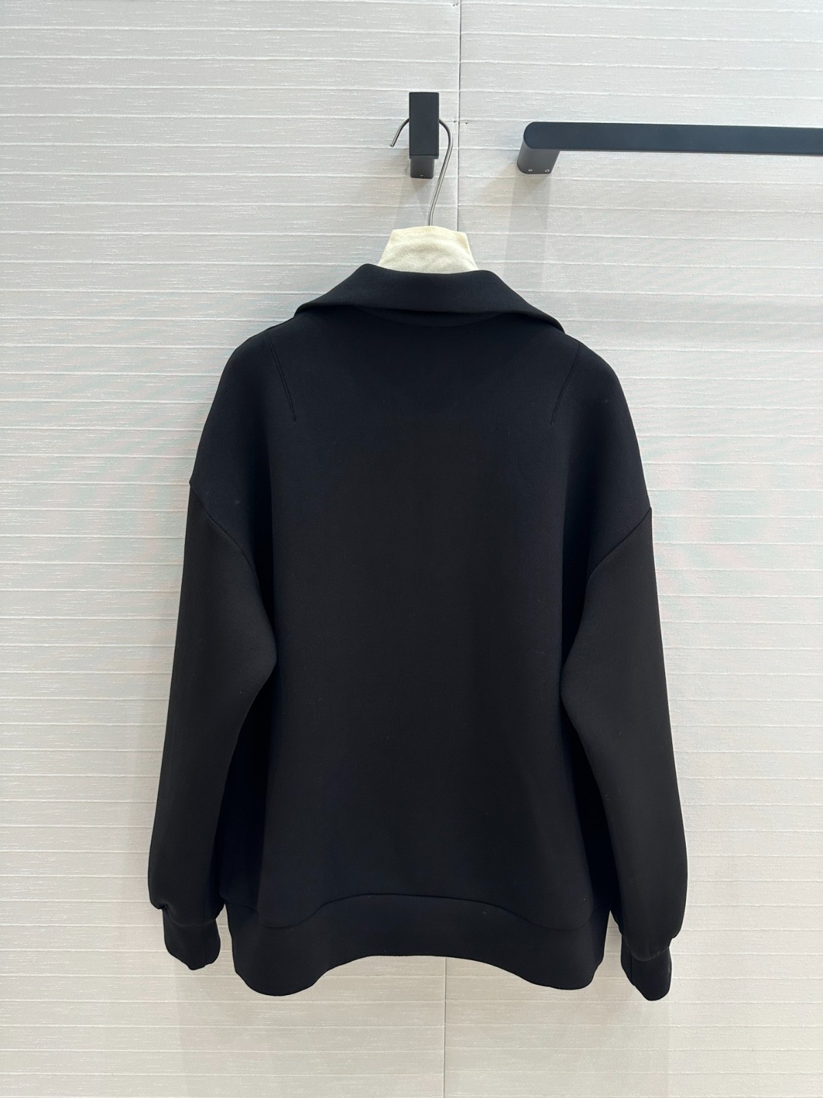 ハーフジップ ハイネック ロゴ入り スウェットシャツ グッチ Tシャツ コピー ブラック-3