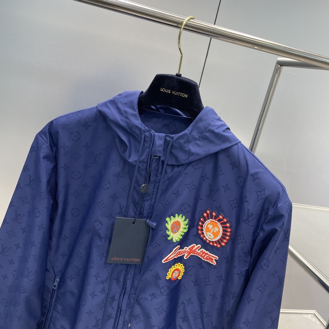 人気 LV × YK モノグラムフェイスウインドブレーカー ルイ・ヴィトン ジャケット コピー-1