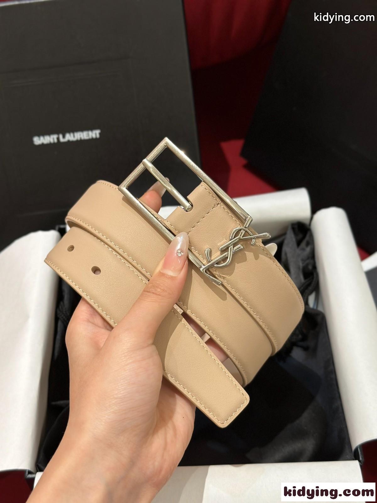 エレガント イヴ・サンローラン ベルト コピー 人気 合わせやすい YSL レザーベルト-1