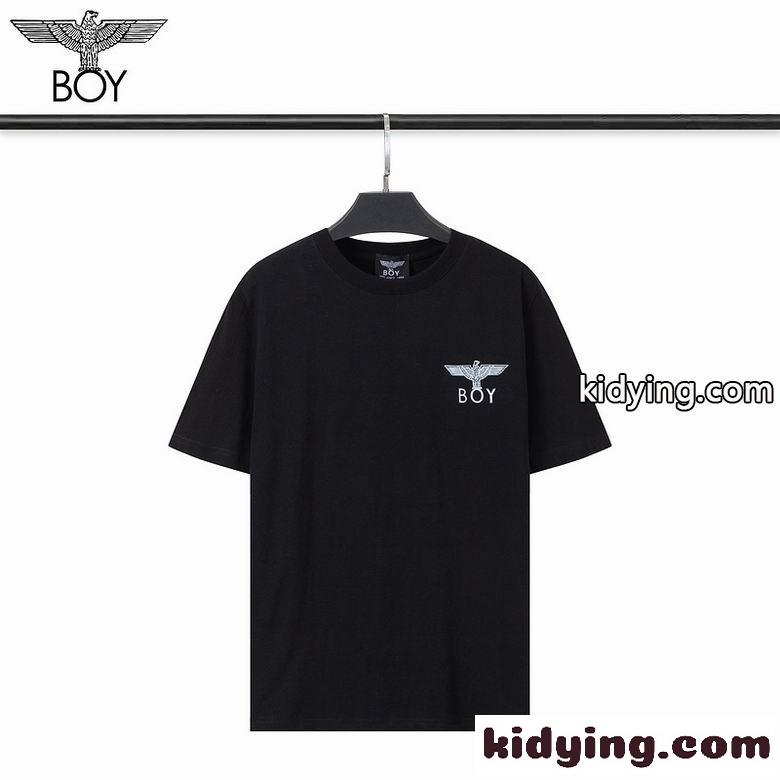 定番 人気 イーグルプリントおしゃれ カジュアル クルーネック ボーイロンドン 半袖Tシャツ コピー トップス ホワイト ブラック-1