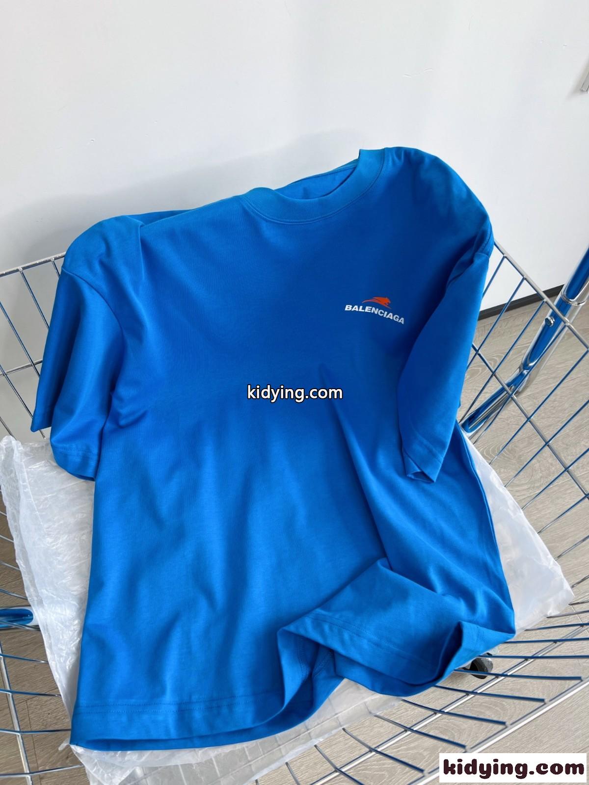 3色あり 流行り おしゃれ ゆったり ロゴ 刺繍 バレンシアガ 半袖tシャツ コピー 春夏 定番 トップス 快適 男女兼用-2