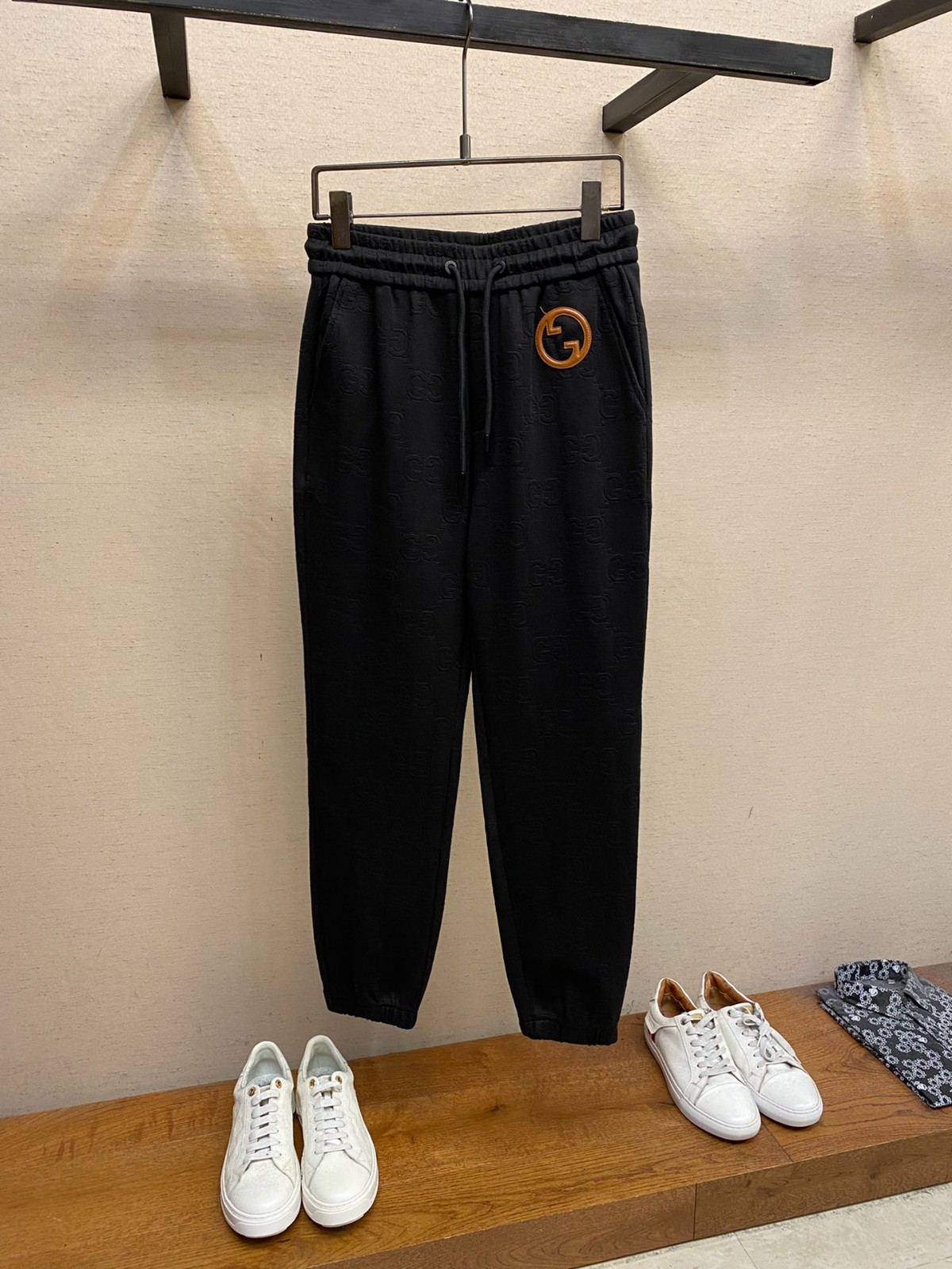 カジュアル グッチ パンツ コピー コットンジャージー スウェットパンツ-0