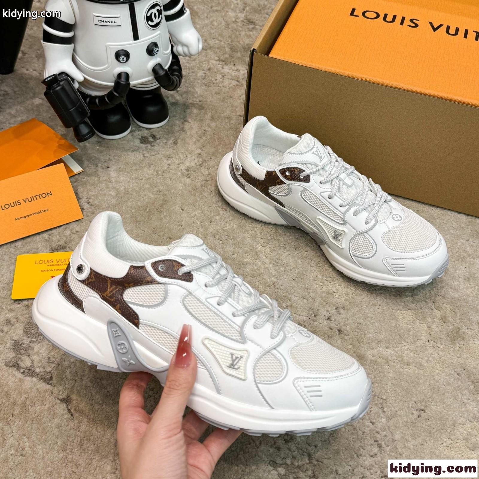 おしゃれ カジュアル LV オリンピア スニーカー ルイ・ヴィトン スニーカー スーパーコピー ホワイト-2