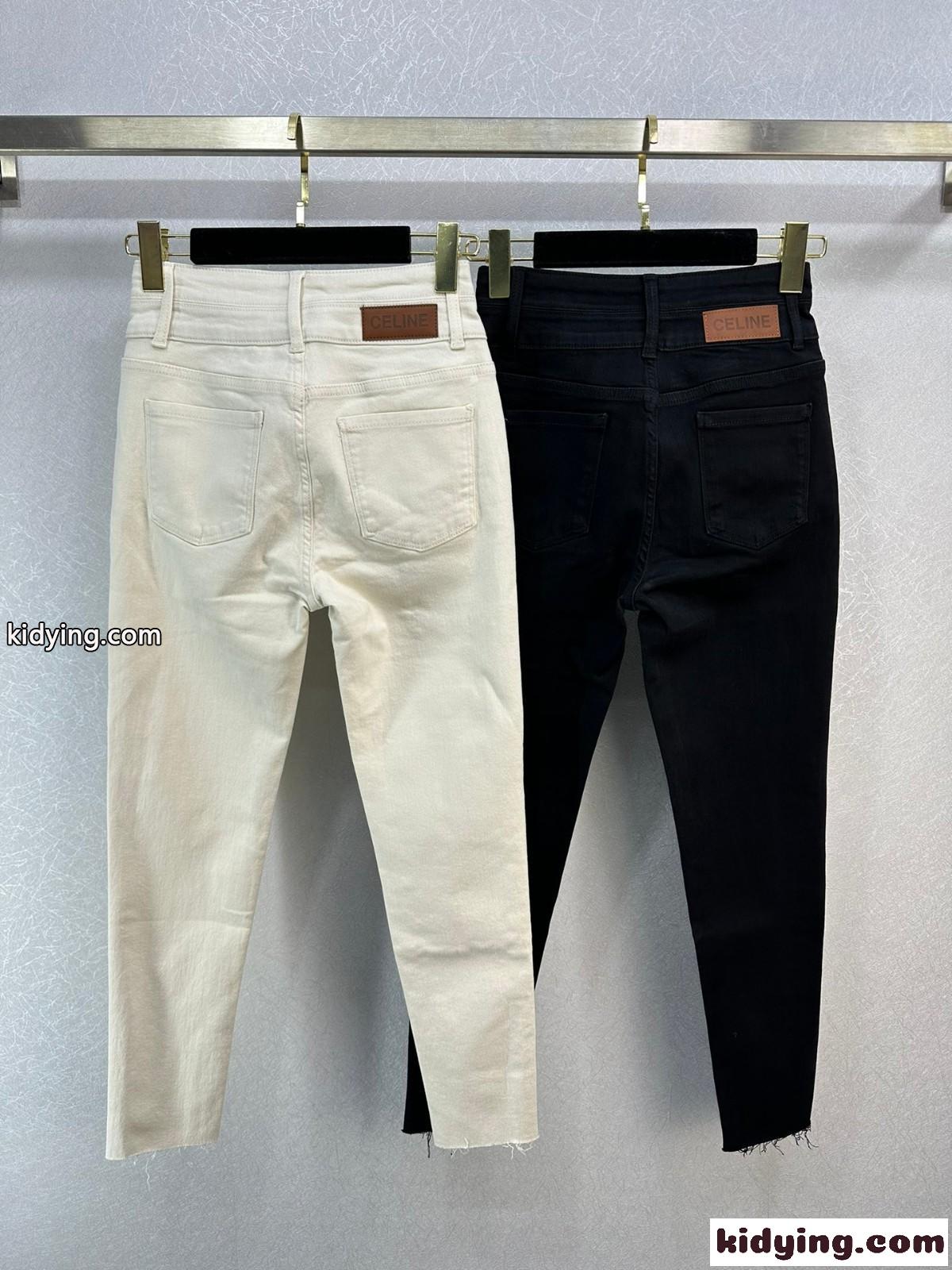 レディース ハイウエスト スキニーパンツ セリーヌ ジーンズ コピー デニムパンツ-4