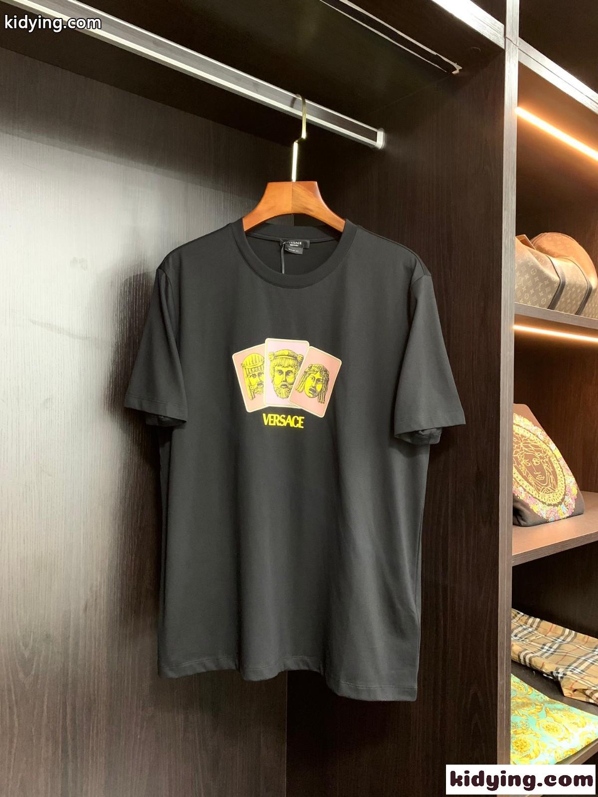 ヴェルサーチェ Tシャツ コピー レ マスケレ Tシャツ メンズ 半袖 トップス-0