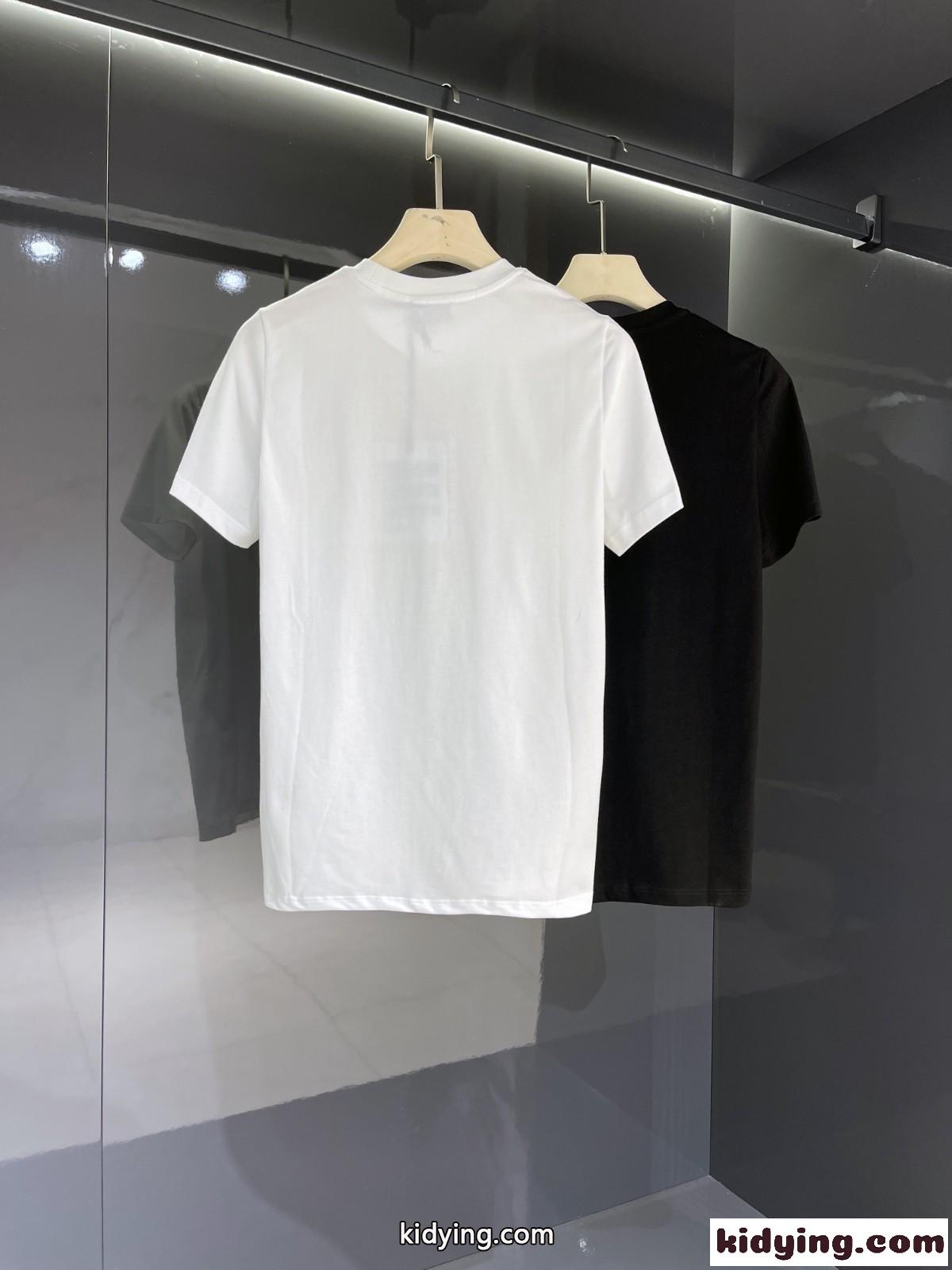 バーバリー 半袖Tシャツ コピー クルーネック カジュアル 人気 ロゴ 合わせやすい トップス-3