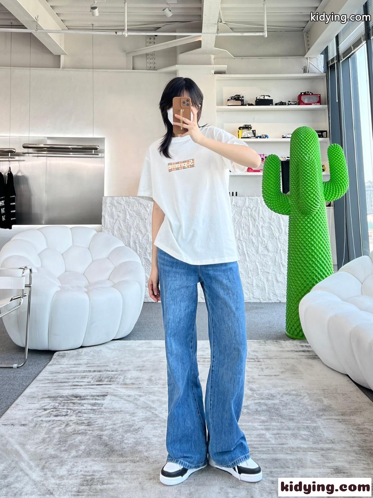 ゆったり 快適 クルーネック レディース 半袖 トップス カジュアル シュプリーム tシャツ コピー 定番 おしゃれ 人気-2