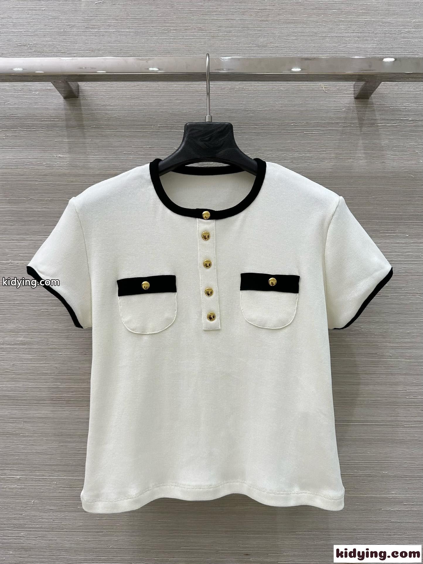 大人 おしゃれ カジュアル セリーヌ Tシャツ コピー 半袖 トップス-2