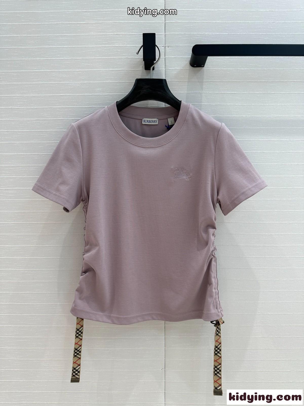 バーバリー フェスティバル コットンTシャツ スーパーコピー ピンク-0