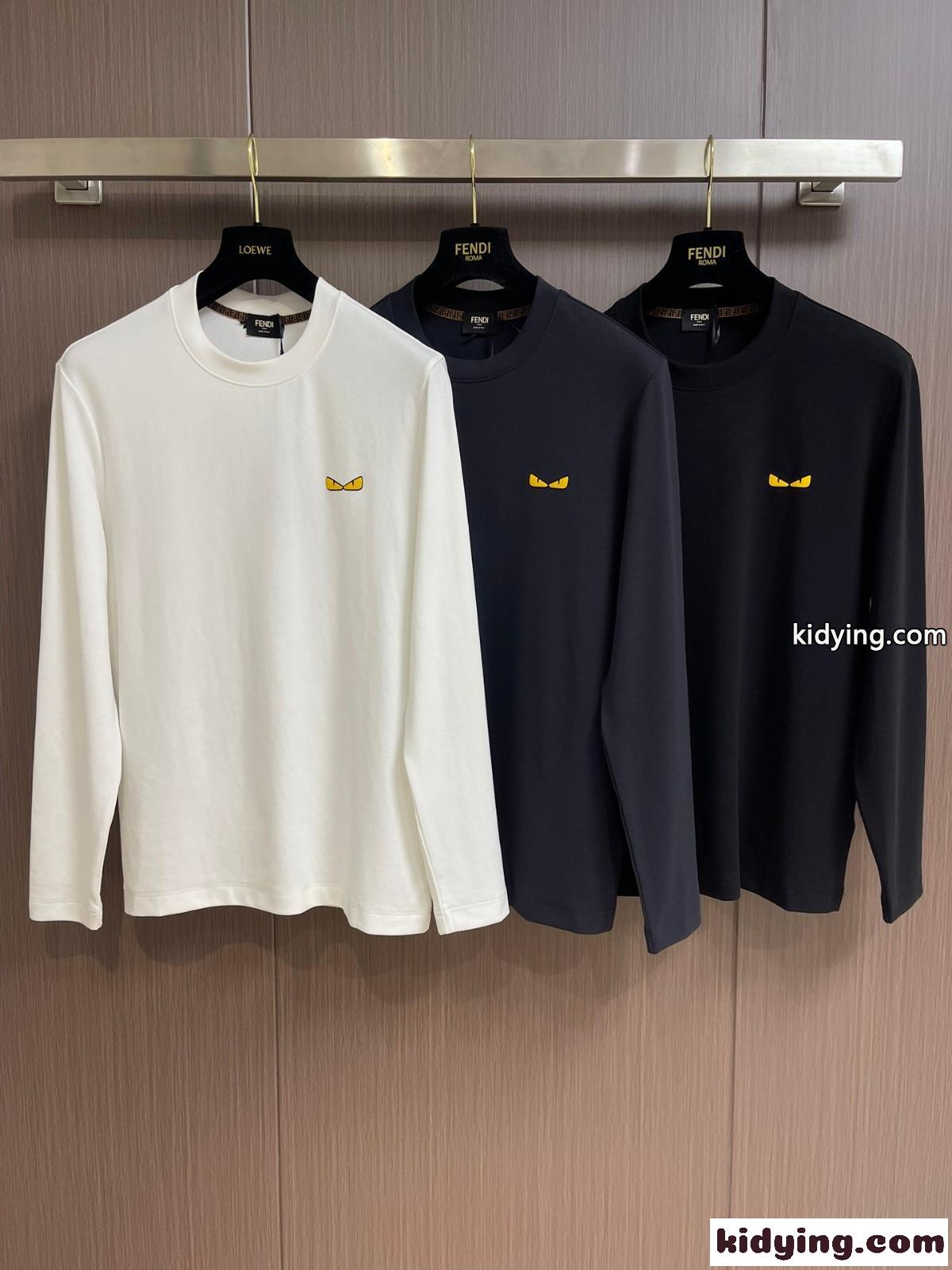 バッグ バグズ クルーネック 長袖Tシャツ フェンディ Tシャツ コピー-0