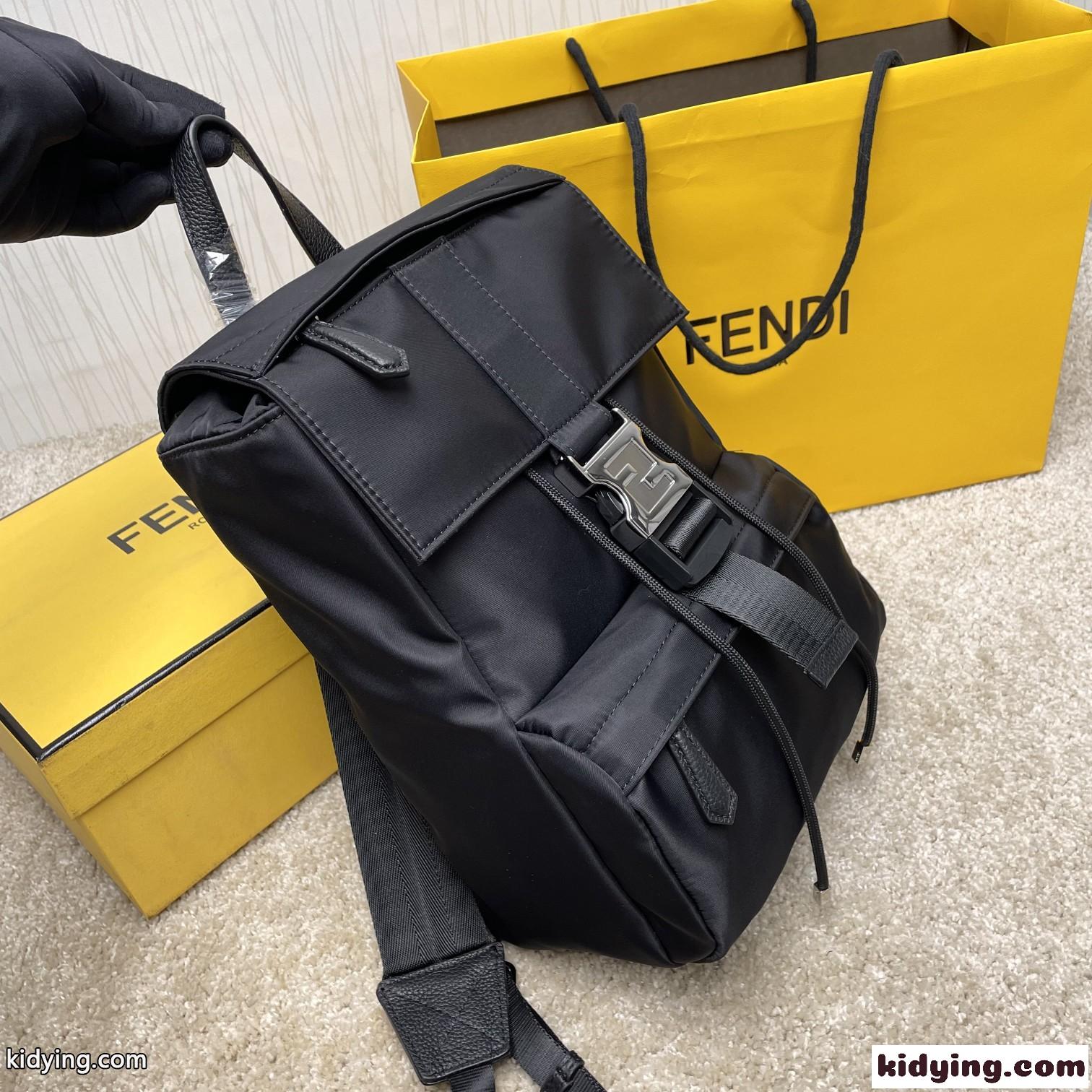 FENDI&ナイロン ワンショルダー バックパック フェンディ バッグ 人気 コピー メンズ-4
