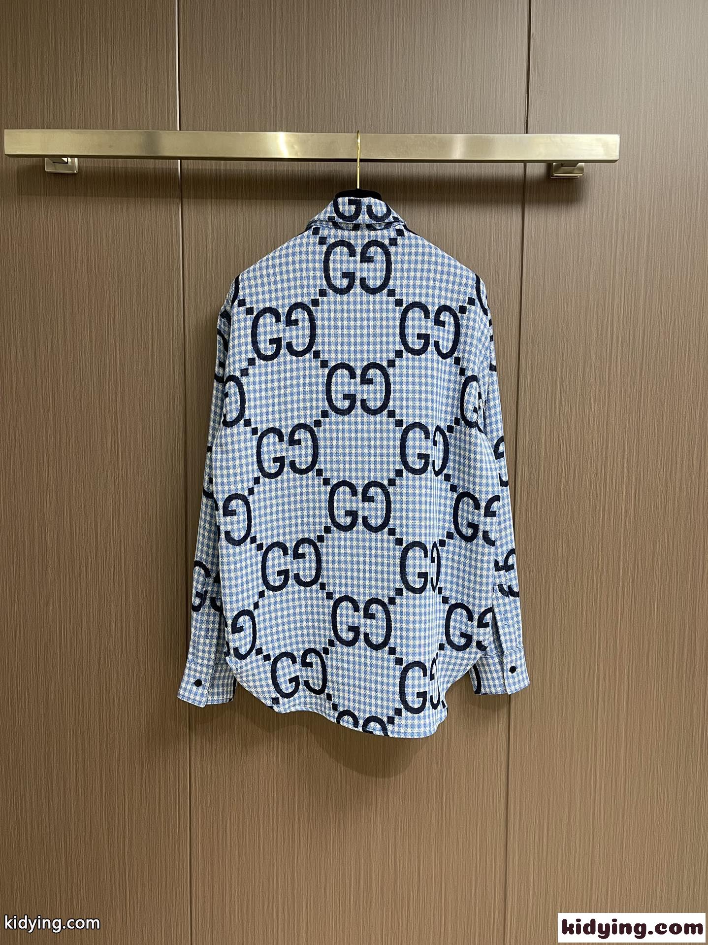 GG カジュアル 合わせやすい グッチ シャツ コピー ロングスリーブ-1