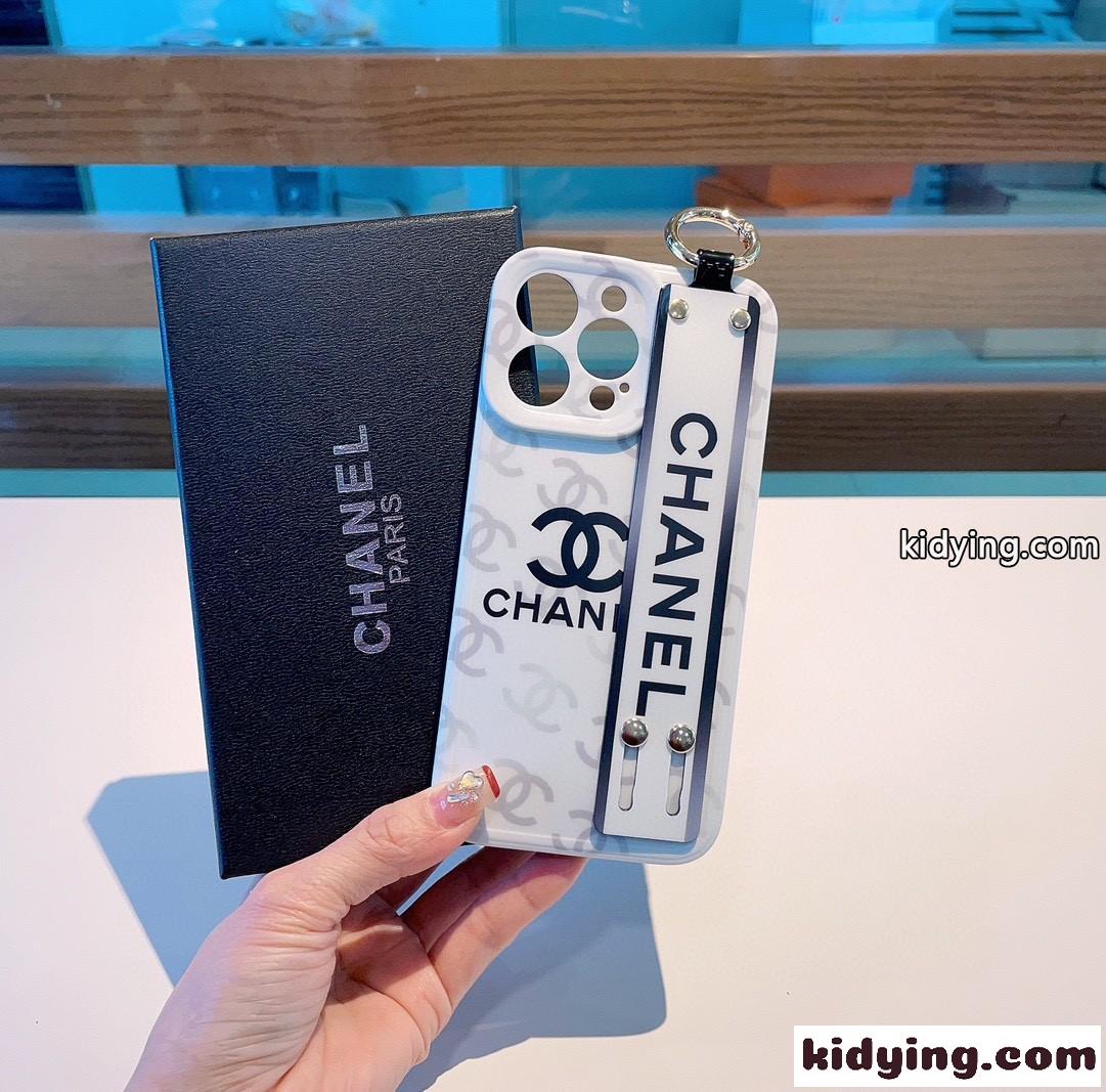 iPhone 14 ケース バンドホルダー シャネル アイフォンケース コピー スマホケース-2