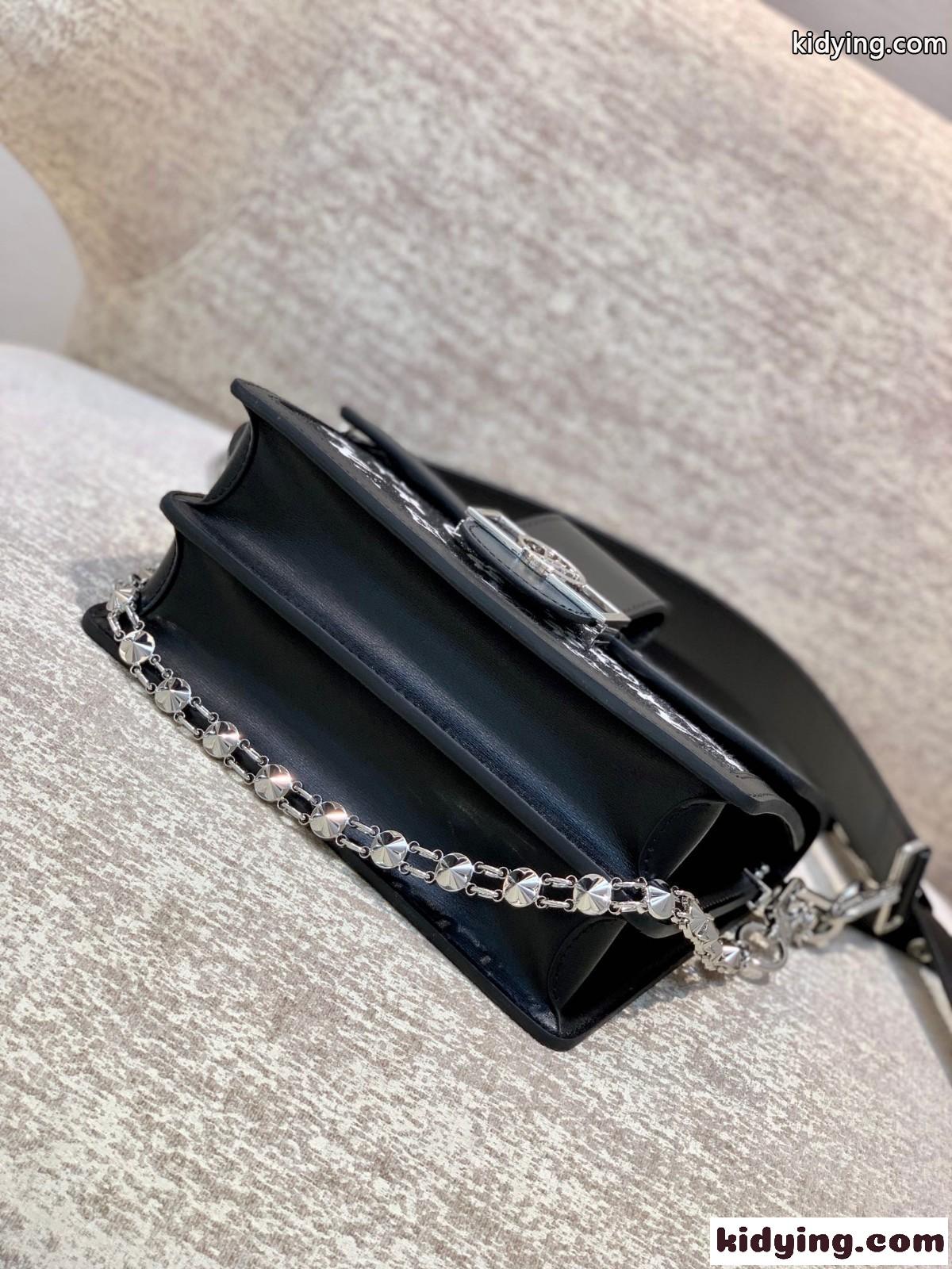 ブラック デニム モノグラム ジャカード ルイ・ヴィトン バッグ コピー M59361 ショルダーバッグ-2