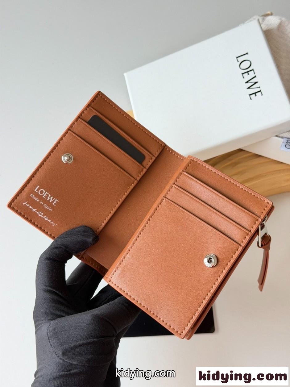 LOEWE x Albers 二つ折り財布 ロエベ 財布 スーパーコピー コンパクトウォレット-5