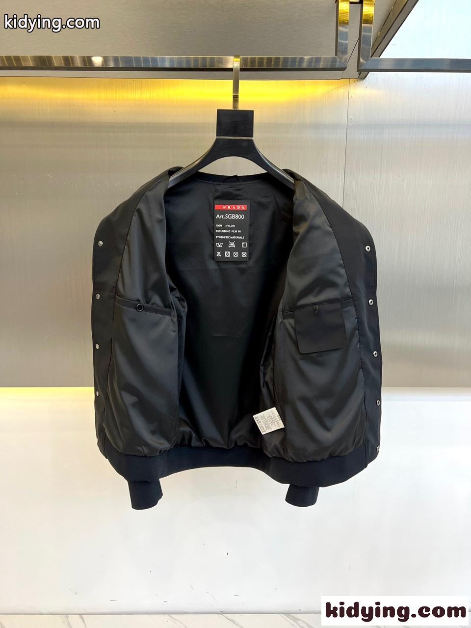 洗練された シンプル プラダ ジャケット コピー メンズ ブルゾン-3