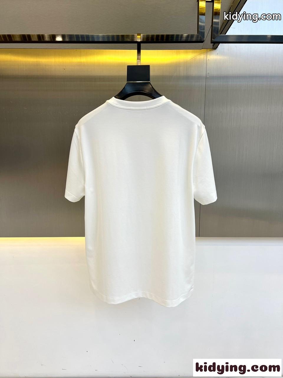ラインストーン付き ロゴ 半袖Tシャツ ヴェルサーチェ Tシャツ コピー ホワイト-4