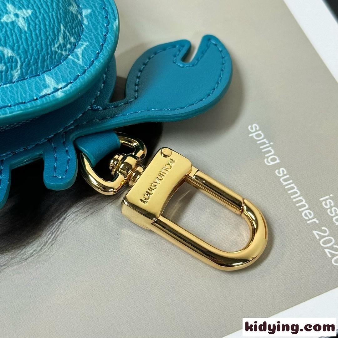 バッグチャーム･LV クラブ ルイヴィトン キーホルダー コピー ブルー-3