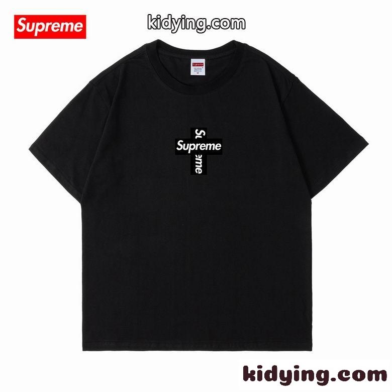 ユニセックス シュプリーム tシャツ コピー おしゃれ ベーシック ロゴ カジュアル ゆったり クルーネック 半袖 人気-6
