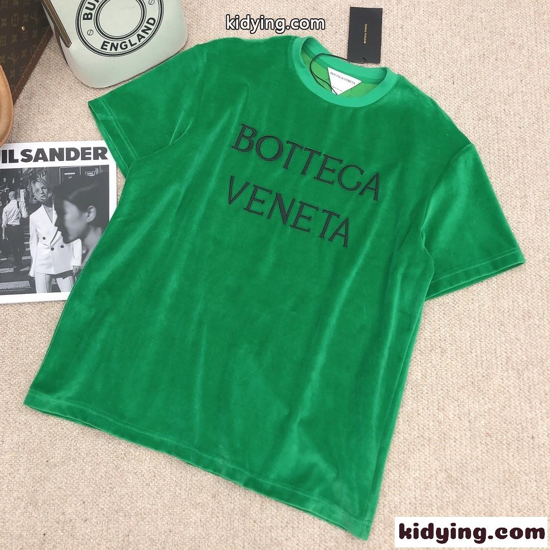 ボッテガヴェネタ tシャツ コピー レディース 半袖 ロゴ コットン 着心地いい カジュアル シンプル-0